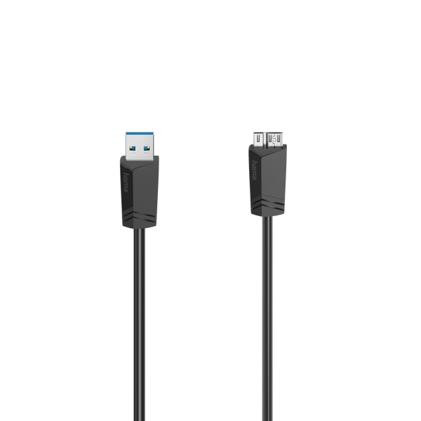 Hama 00200627 USB kábel 1,5 M Micro-USB A USB A Fekete