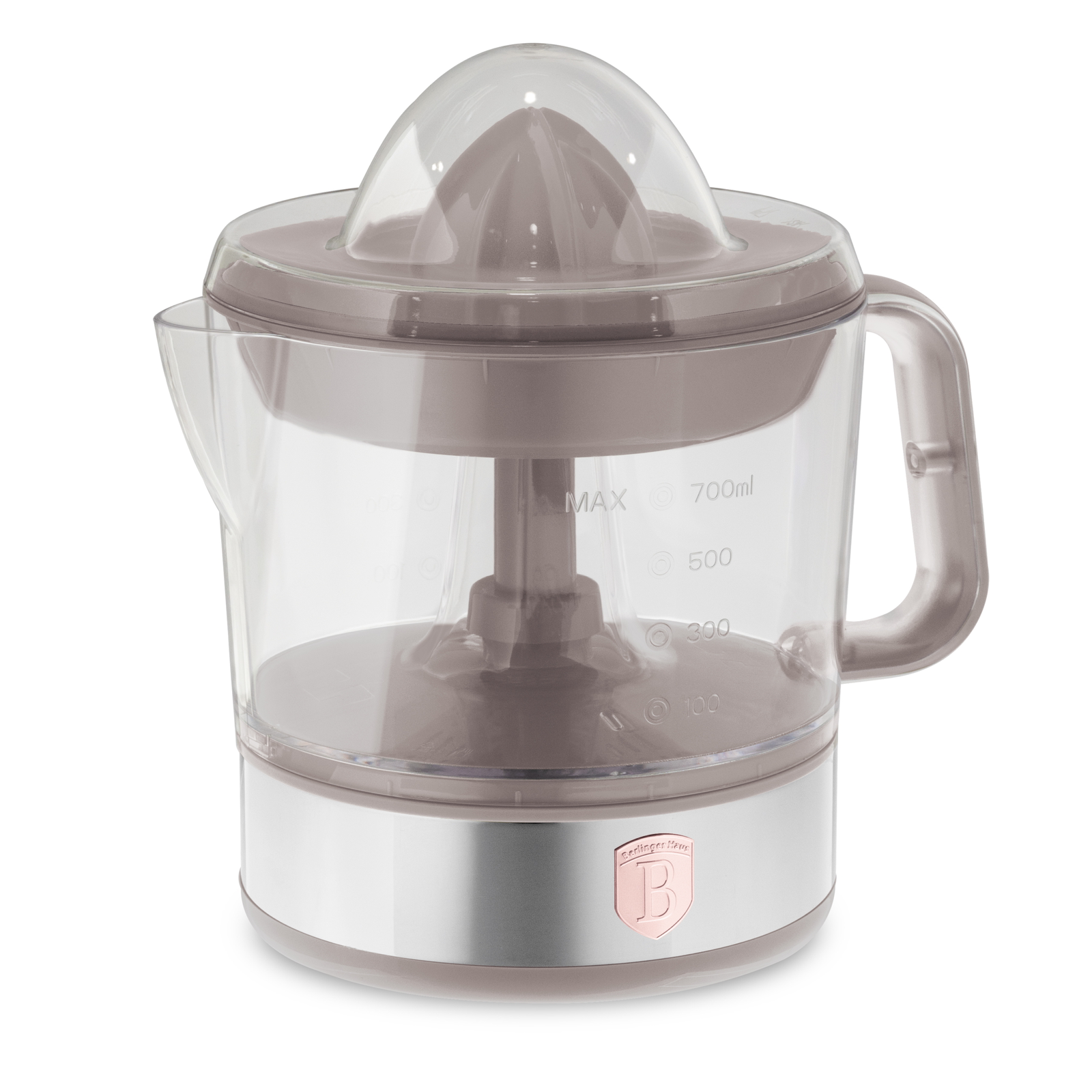 Berlinger Haus BH/9719 Elektromos Citrusprés 700ml / 40W - Taupe / Átlátszó (BH/9719)
