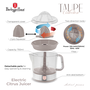 Berlinger Haus BH/9719 Elektromos Citrusprés 700ml / 40W - Taupe / Átlátszó
