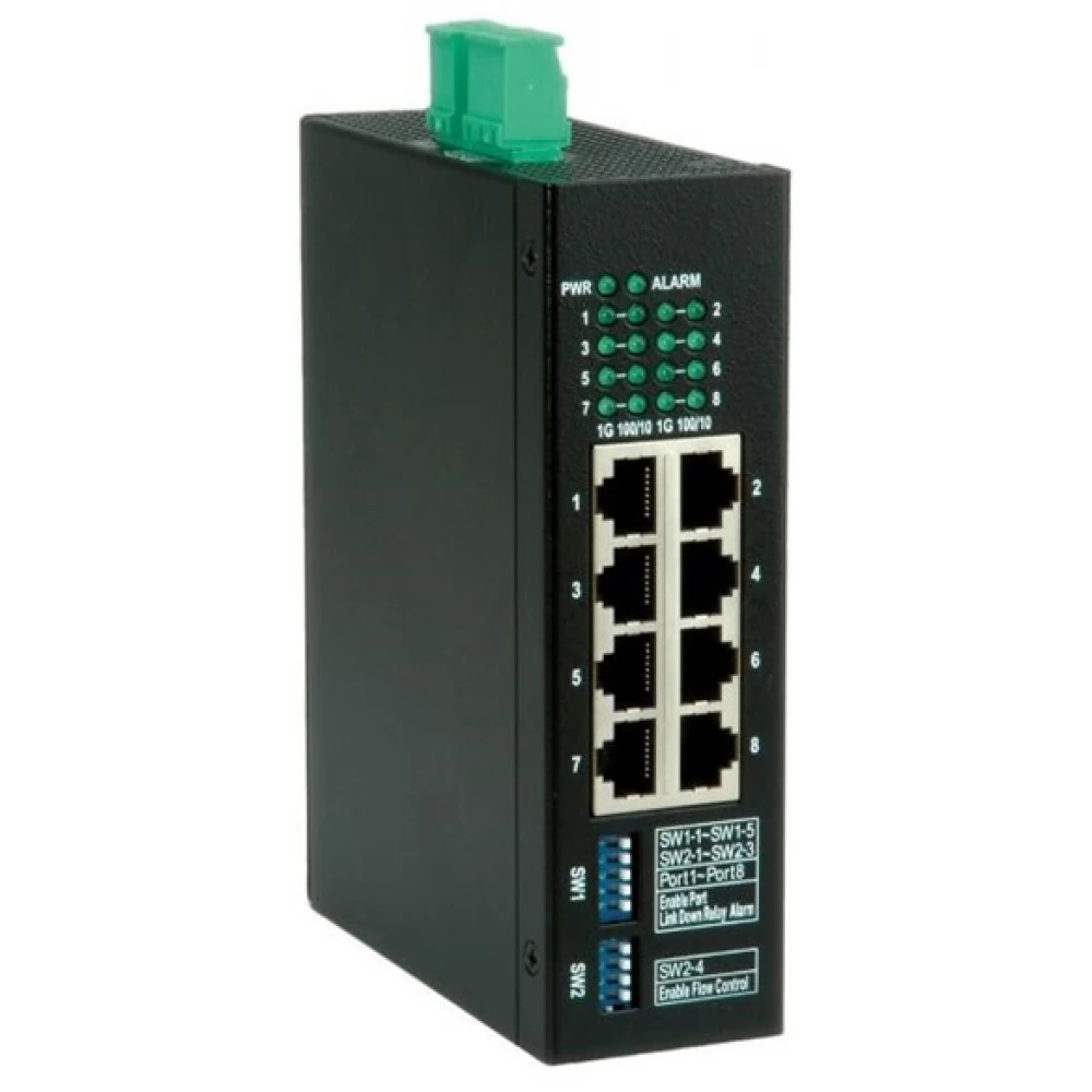 ROLINE Gigabit Ethernet Industrial Switch Nespravovaný Gigabit Ethernet (21.13.1161-1)