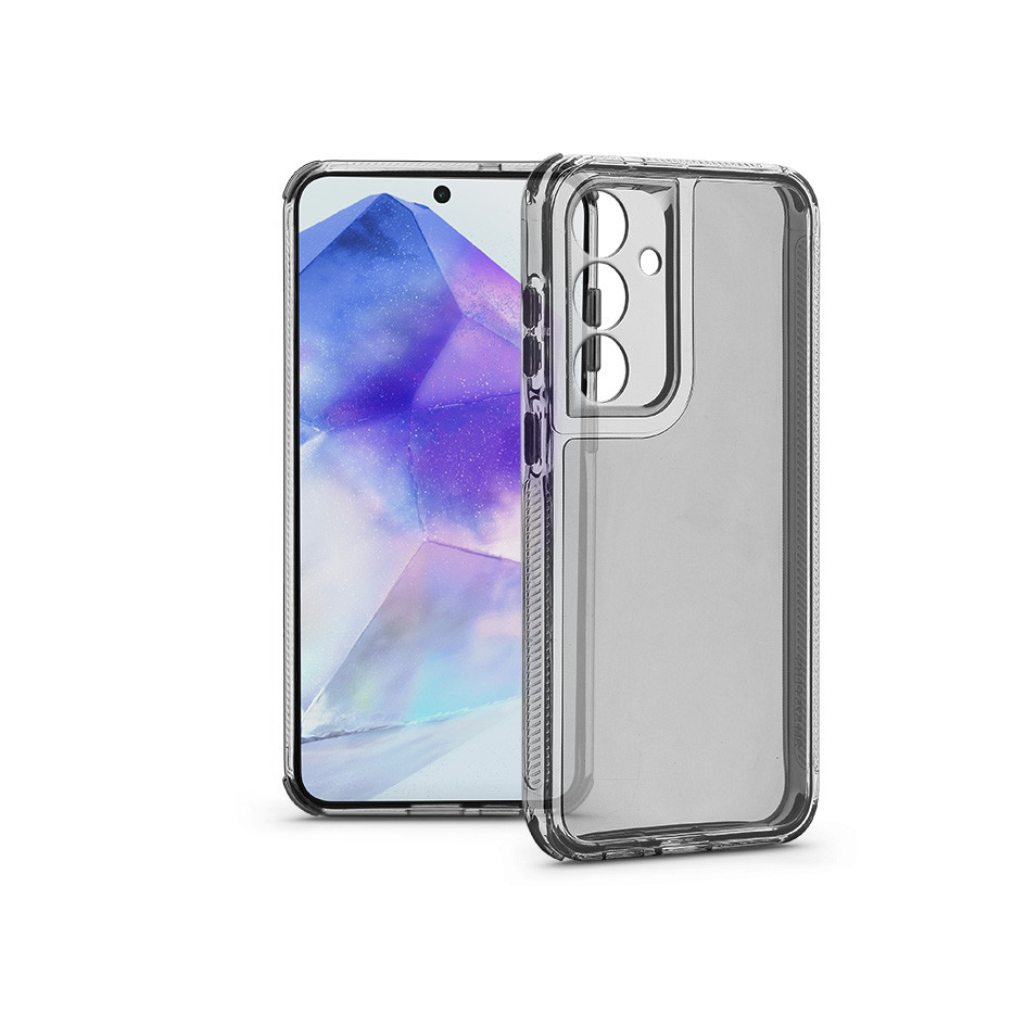 Haffner Matrix Clear kameravédős szilikon tok - Samsung SM-A556 Galaxy A55 5G - átlátszó (HF324086)