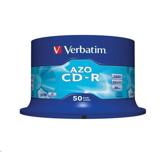 Verbatim CD-R AZO Crystal 700 MB 52x 50 stk