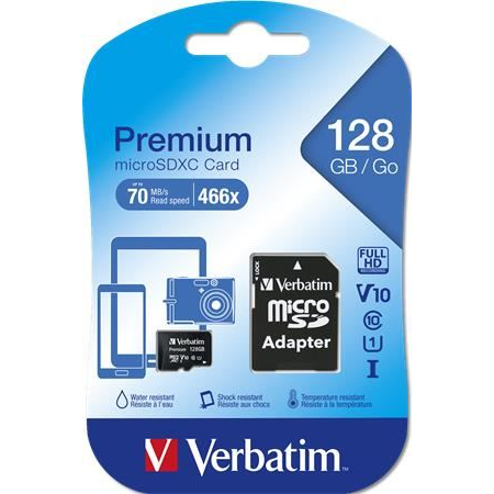 Verbatim Premium 128 GB MicroSDXC UHS-I Klasse 10