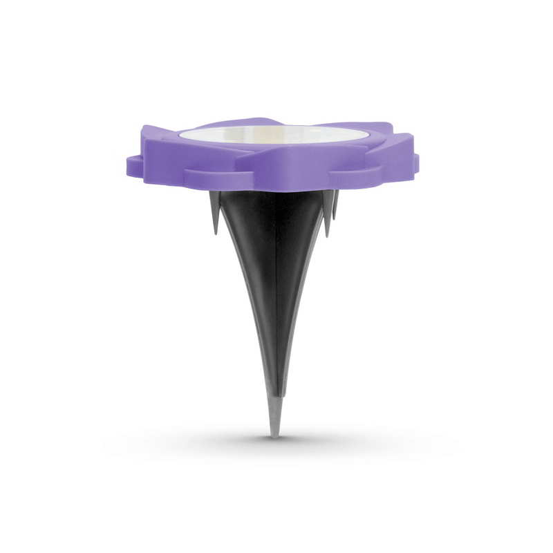 Garden of Eden 11767C Leszúrható kerti szolár lámpa lila - Hideg fehér (11767C)