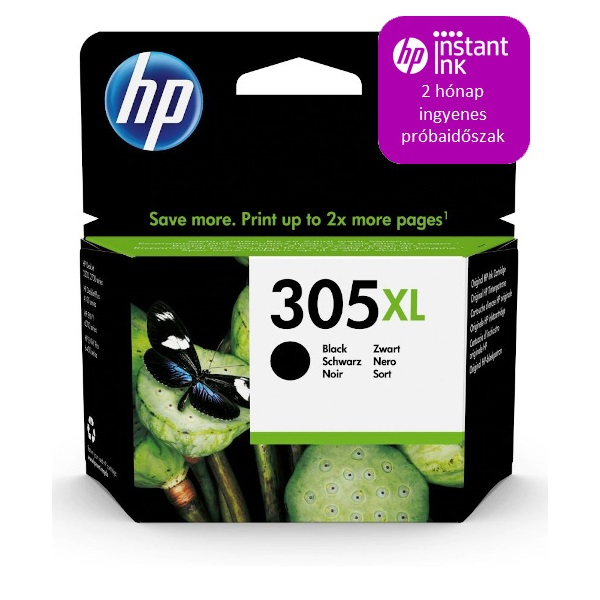 HP 3YM62AE (305XL) fekete nagykapacítású tintapatron (3YM62AE)