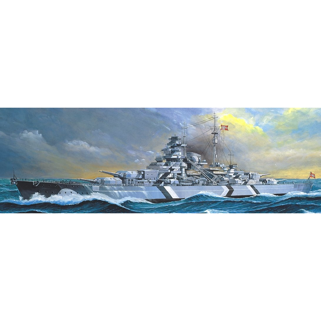 Academy Tirpitz csatahajó műanyag modell (1:1800) (14219)