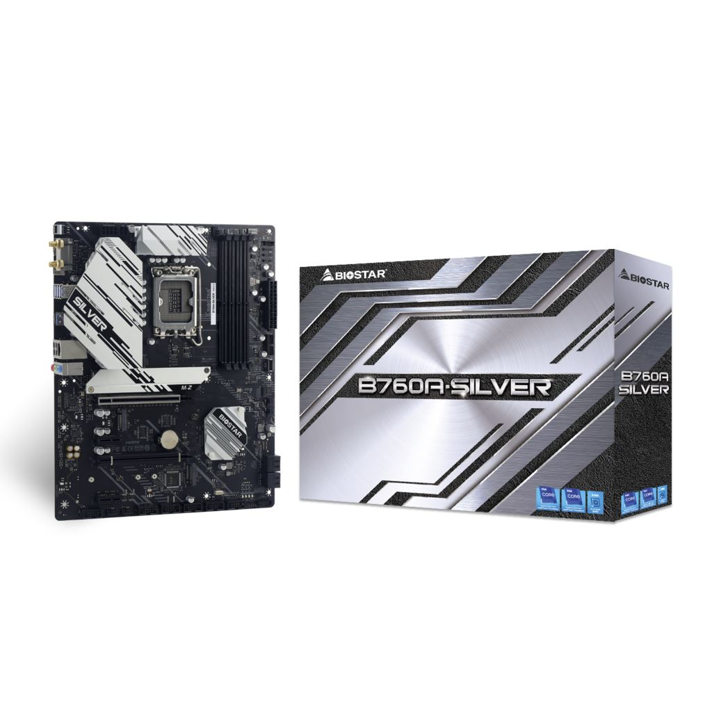 Biostar B760A-SILVER alaplap (B760A-SILVER)