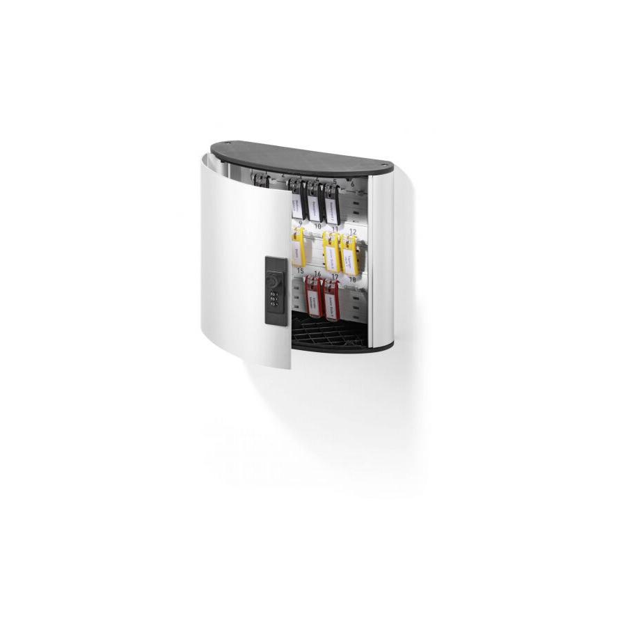 DURABLE Schlüsselkasten KeyBoxCode18 Zahlenschloss silber (196923) (196923)