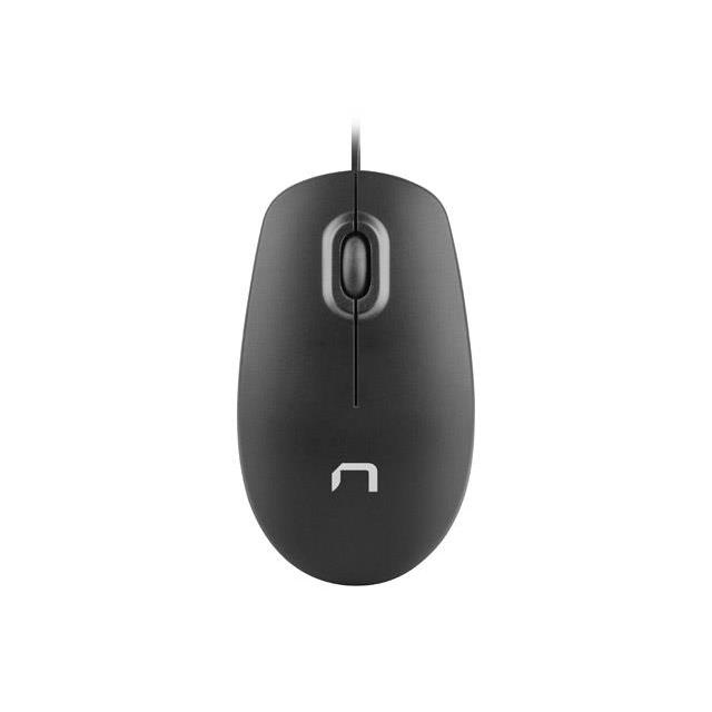 Natec Hawk 1000 DPI Lézer Vezetékes Egér - Fekete (NMY-1185)
