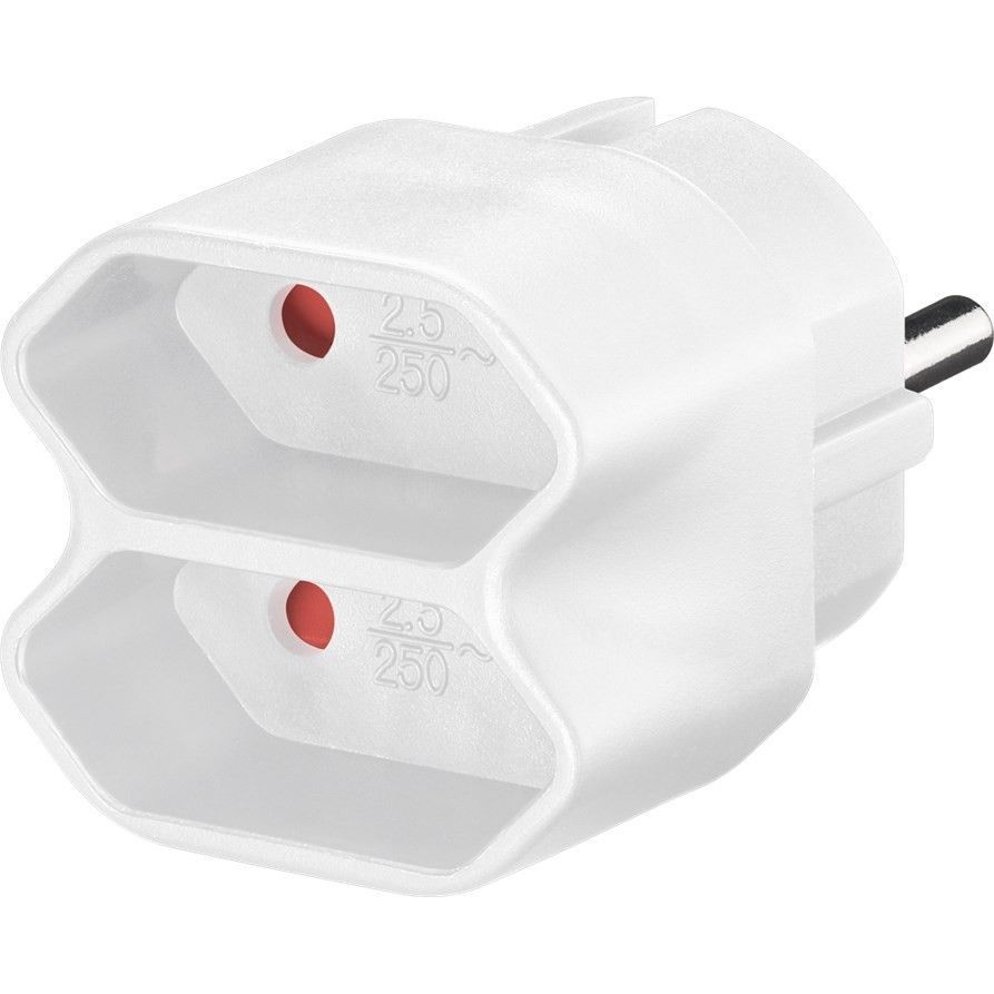 goobay 51000 kompakt elosztó - Fehér (51000)