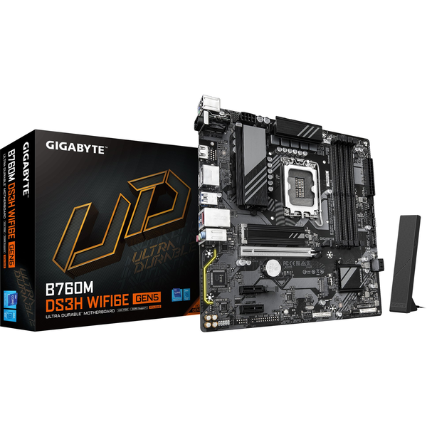 GIGABYTE B760M DS3H WIFI6E GEN5 Intel B760 Express LGA 1700 micro ATX