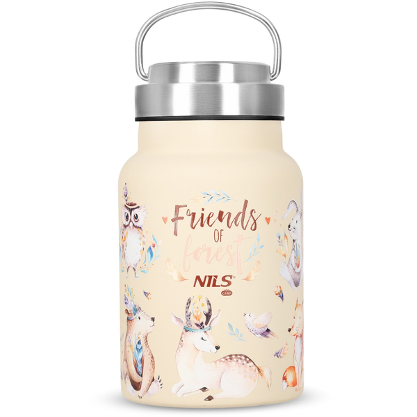 NC3806 BUTELKA NA WODĘ 520ML STALOWA FOREST NILS CAMP