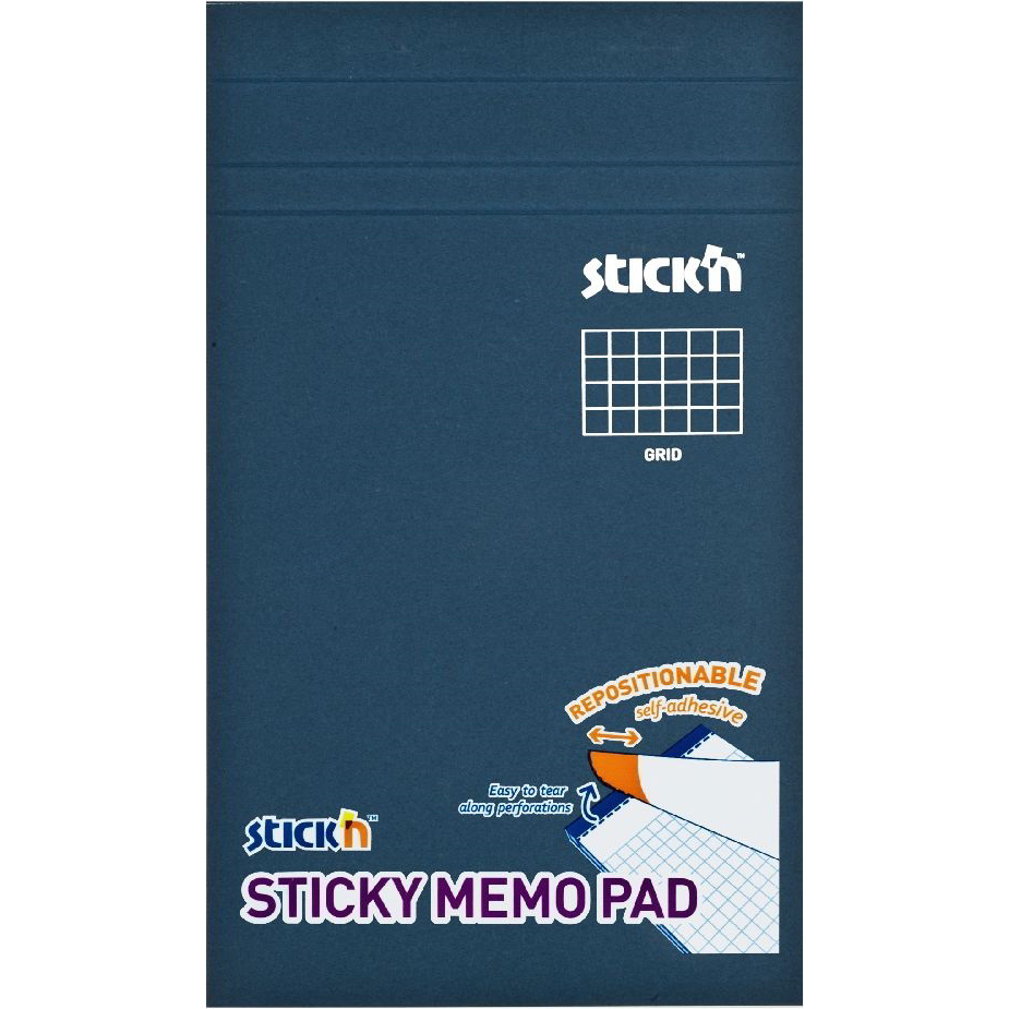 Stick'N 190,5x114mm öntapadó jegyzetfüzet - Fehér (50 lap / tömb) (21852)