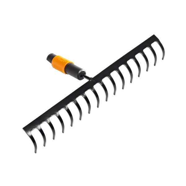 Гребло за почва Fiskars QuickFit, 16 зъба, 205 мм, 493 гр, Без дръжка