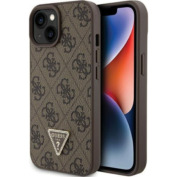 Carcasa Para Iphone 15 Con Logo Triangular Strass