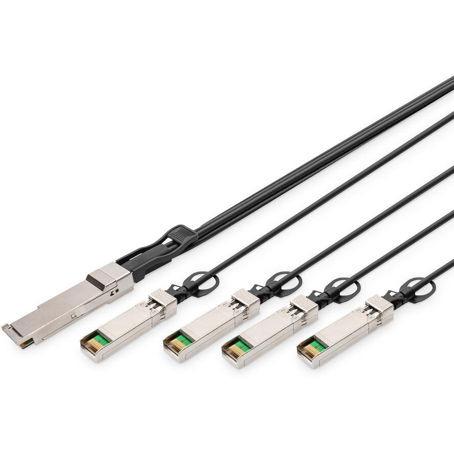 3M DAC BREAKOUT CABLE 1X40G QSFP+ TO 4X10G SFP+ (DN-81323)