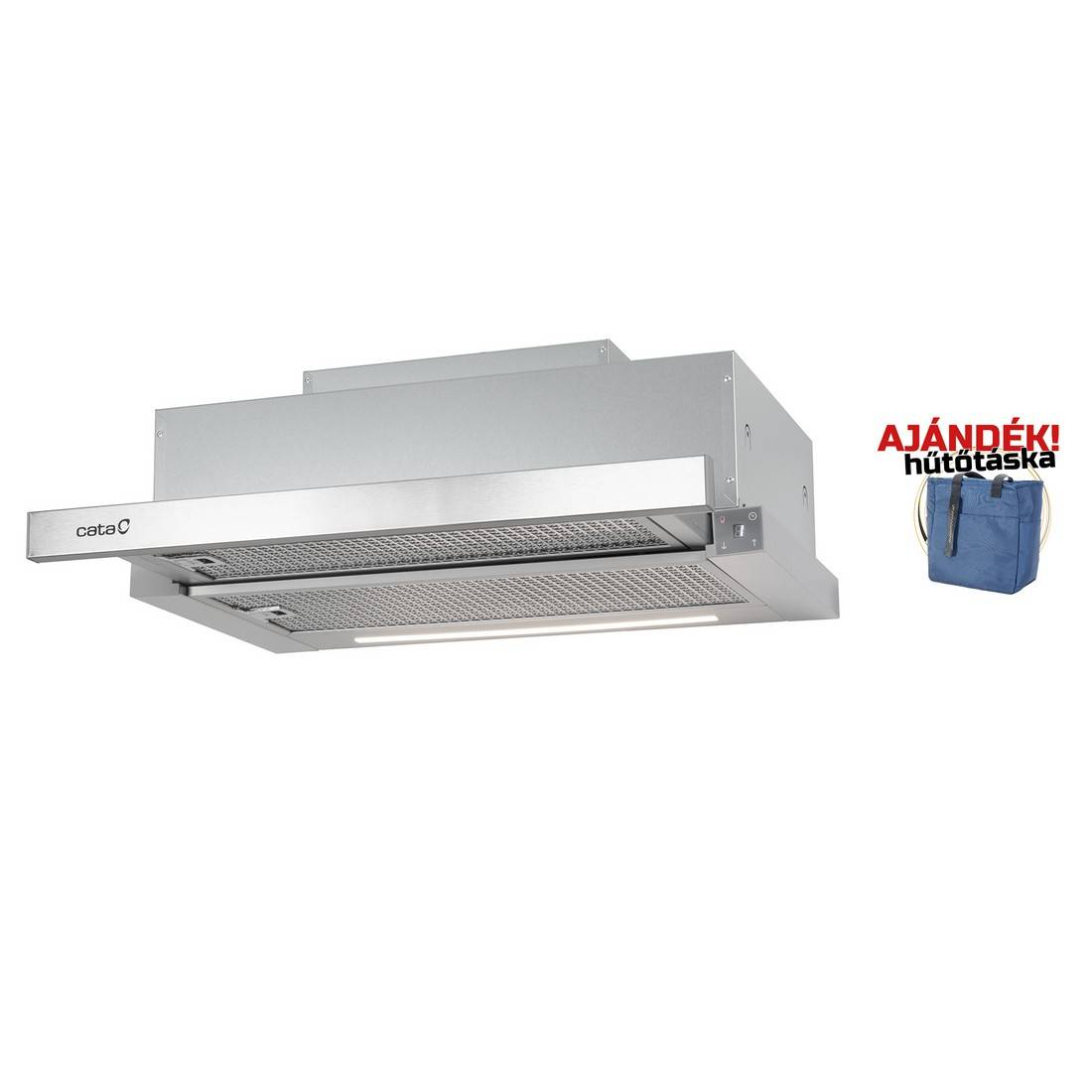 Cata TFH-6630/A X páraelszívó 60 cm brushless inox LED (02010300ht)
