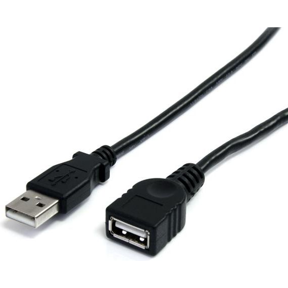 StarTech.com USBEXTAA10BK USB-kabel USB A 0,48 Gbit/s