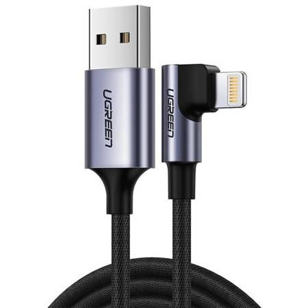 UGREEN US299 USB-A - Lightning kábel 1m fekete-szürke (60521) (ugreen60521)