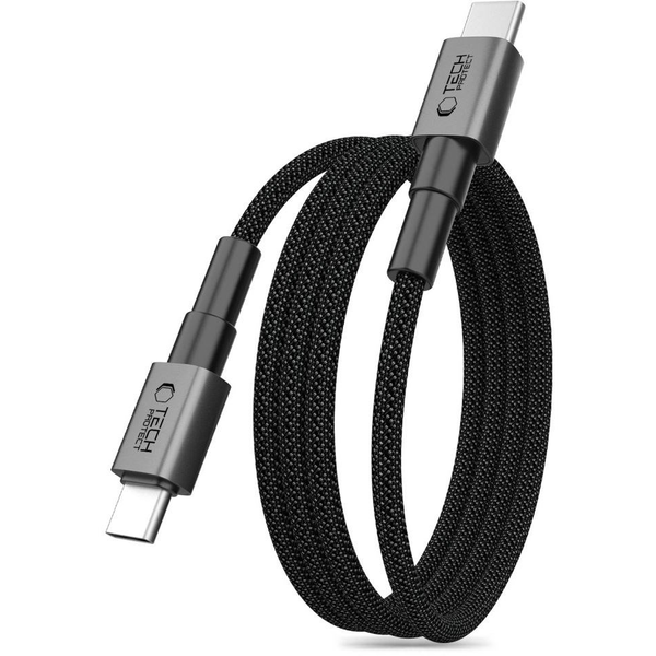 Kábel Tech-protect USB typ C - USB typ C 2 m sivý