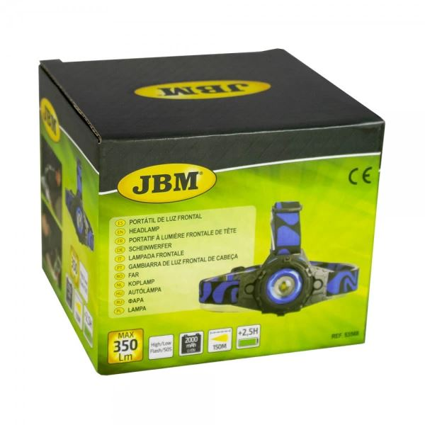 JBM LED fejlámpa 350lm (0253568) (j0253568)