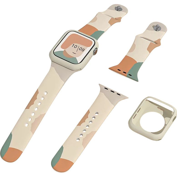 Moro Csereszíj Apple Watch Ultra/9/8/7/6/SE/5/4/3/2 - 49mm/45mm/44mm/42 mm, Színes Terepmintás