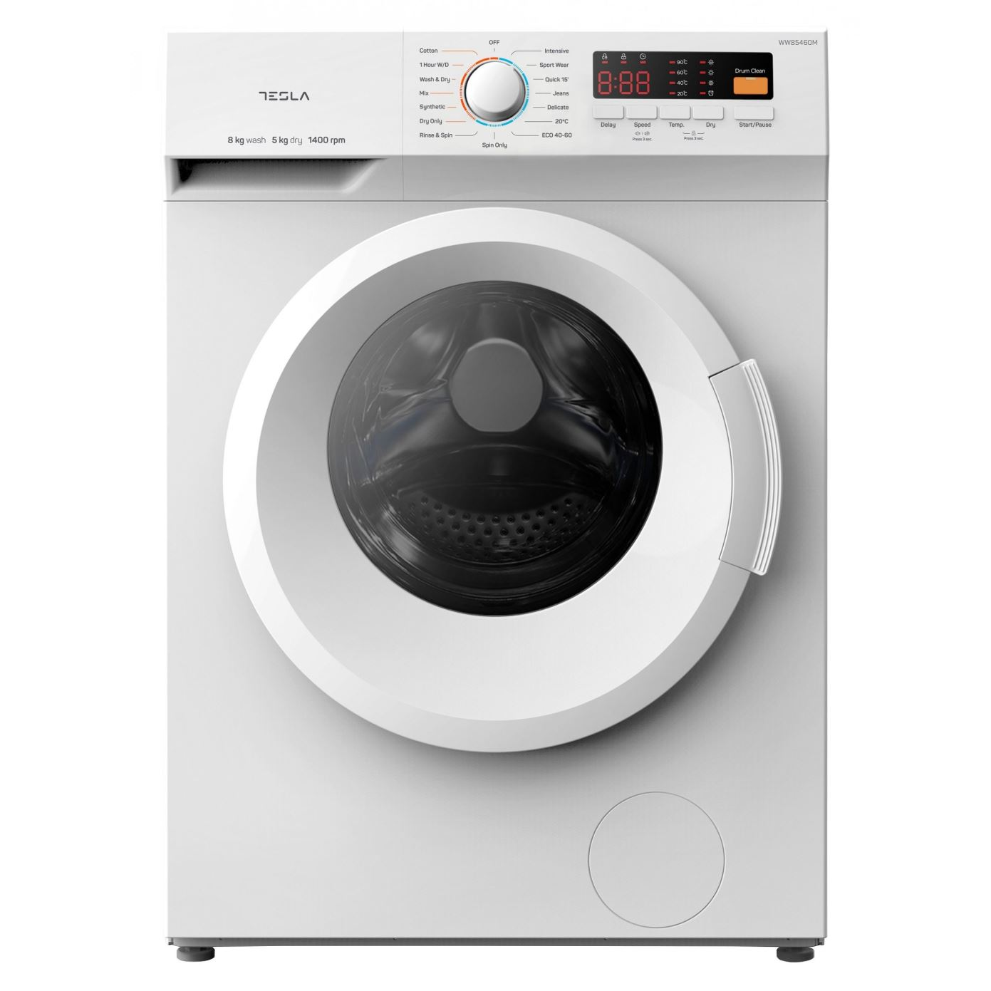 Tesla WW85460M elöltöltős mosó-szárítógép fehér (WW85460M)