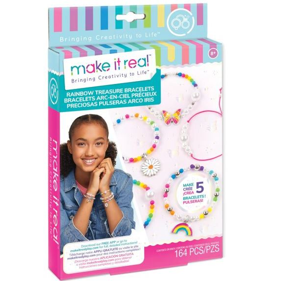 Make It Real Bájos karkötők ékszerkészítő készlet A szivárvány kincsei (MIR1216) (MIR1216)
