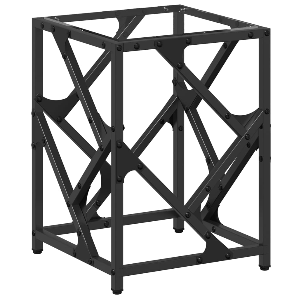 acél dohányzóasztal átlátszó üveglappal 30 x 30 x 41 cm (845988)