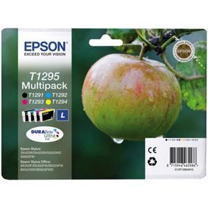 Epson Apple T1295 DURABrite Ultra blækpatron 1 stk Original Sort, Blå, Magenta, Gul