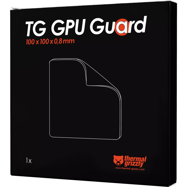 THERMAL GRIZZLY GPU GUARD 100 x 100 x 0,8 mm tömítés videokártyákhoz