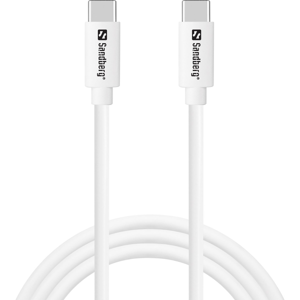 Sandberg 136-52 USB-kabel USB 3.2 Gen 1 (3.1 Gen 1) USB C Wit