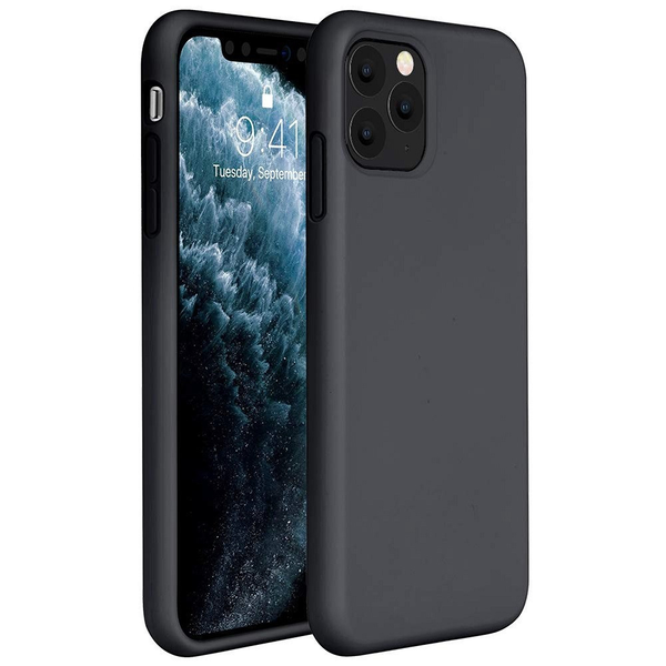 Samsung Galaxy M23 5G SM-M236B, Силиконов калъф, Wooze Liquid Silica Gel, черен (120364)
