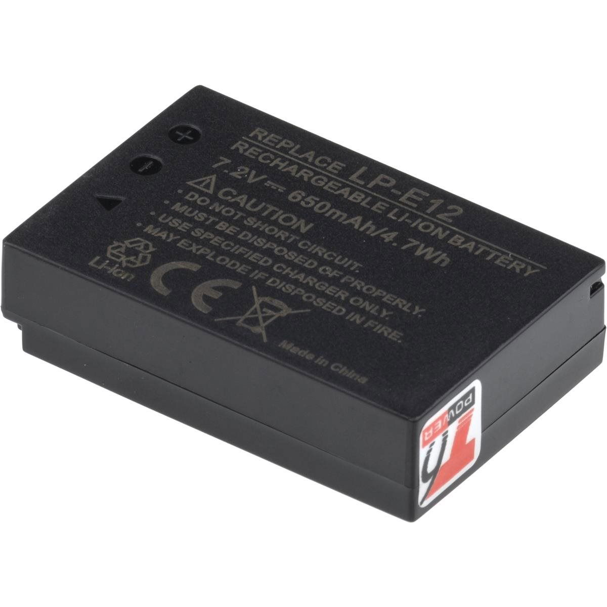 T6 power Canon LP-E12, 650mAh, 4,7Wh, black (DCCA0022)