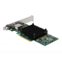 Delock PCI Express x8 kártya - 1 x RJ45 10 Gigabit LAN i82599 (88511)