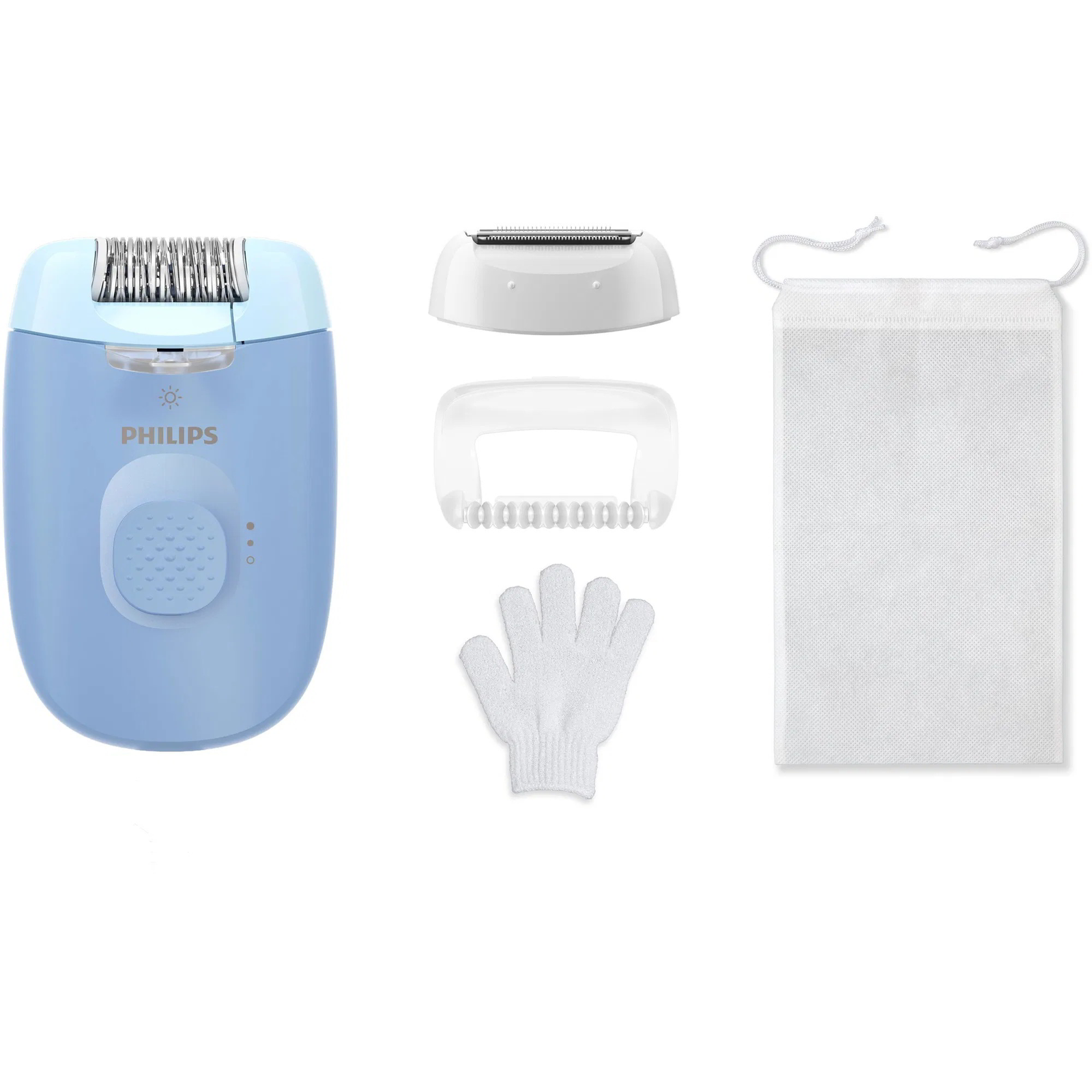 Philips BRE247/00 Vezetékes Epilátor - Kék / Világoskék (BRE247/00)