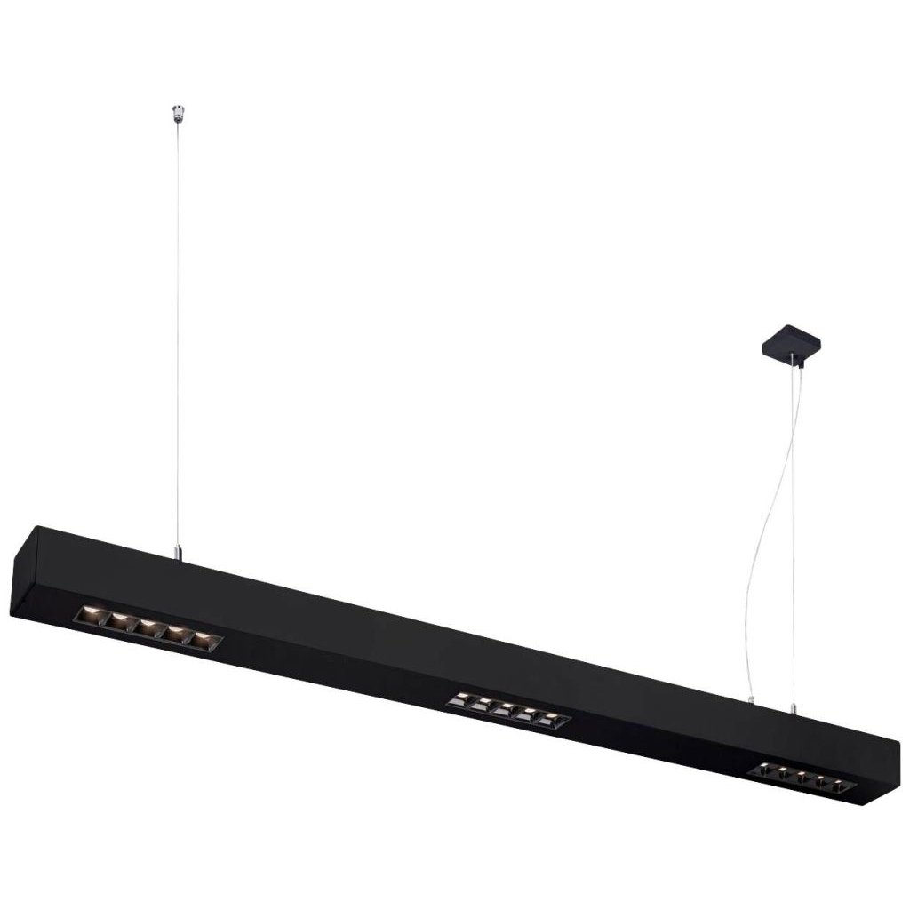 SLV Q-LINE ® LED-es függőlámpa Fixen beépített LED-es 14.1 W Fekete (1000927) (SLV1000927)