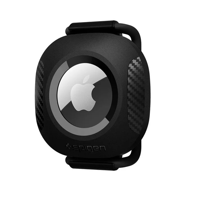 Spigen Pet Collar nyakörvre illeszthető Apple AirTag Tok - Fekete (AHP03106)