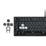 CORSAIR PBT DOUBLE-SHOT PRO Keycap Mod Kit - 104-Key, NA Layout, Onyx Black