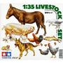 Tamiya Livestock állatfigurák készlet