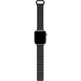 Decoded Szilikon Apple Watch óraszíj 42/44/45mm - Fekete