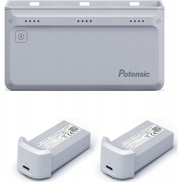 Potensic ATOM Charging Hub with Two Batteries
