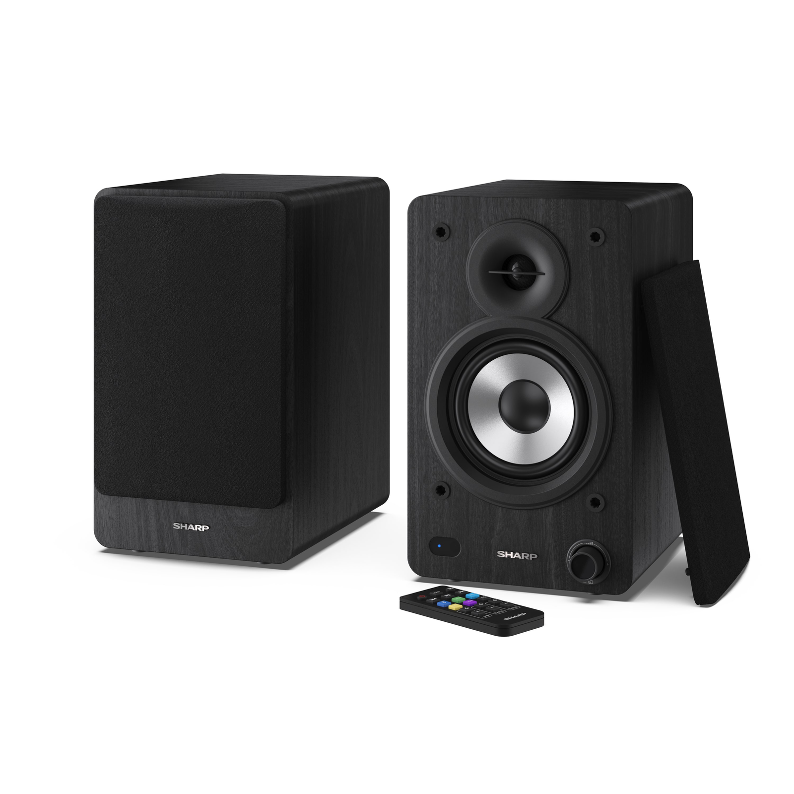 Sharp Bookshelf Speakers hangfal 2-utas Fekete Vezetékes és vezeték nélküli 60 W (CP-SS30BK)
