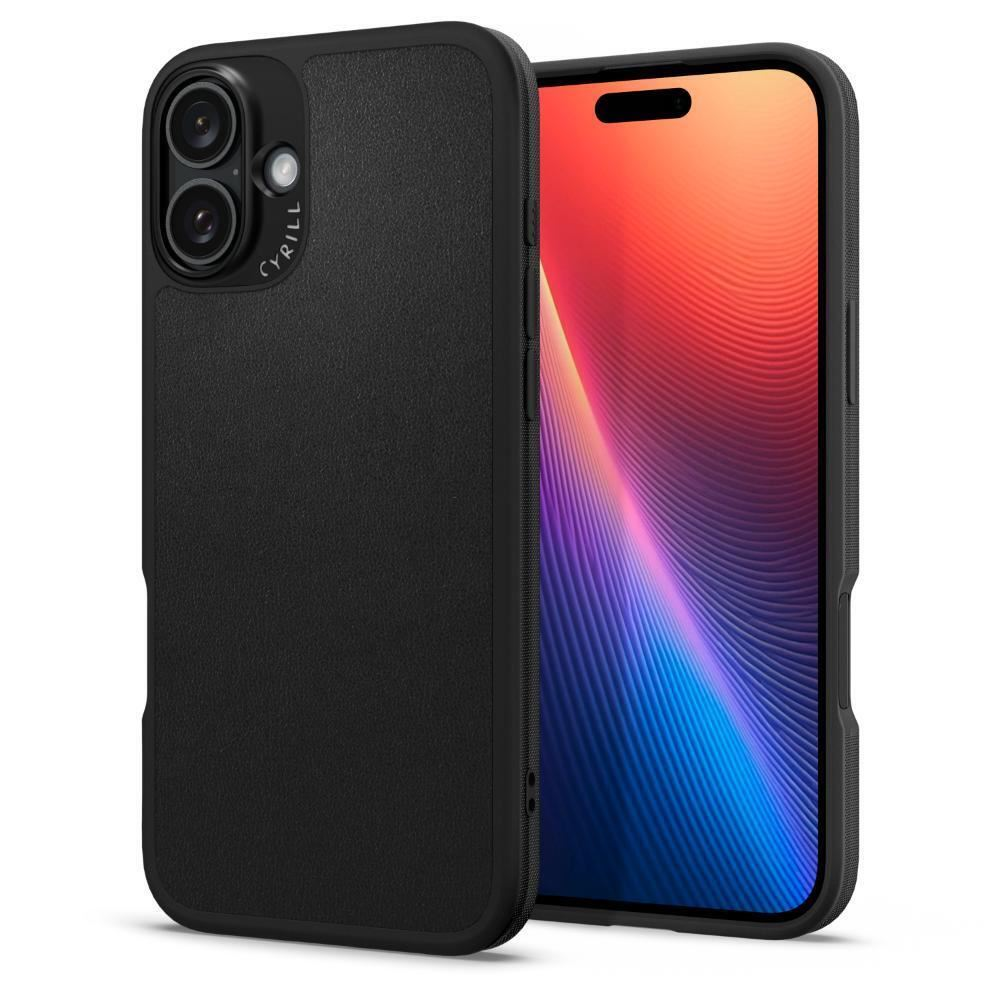 Spigen Cyrill Kajuk Mag iPhone 16 tok fekete (ACS08411) (ACS08411)