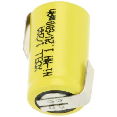 Forrfüles NiMH akku ZULF XCell 1/2 AA, X1/2AA600-LF 1.2 V 600 mAh (O x Ma) 14.5 mm x 25.5 mm (135386)