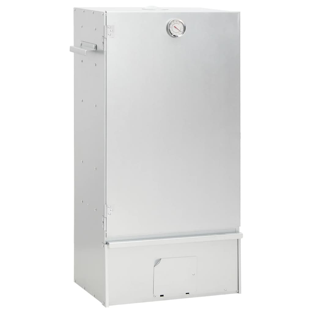 horganyzott acél BBQ füstölőkemence asztallal (3187618)