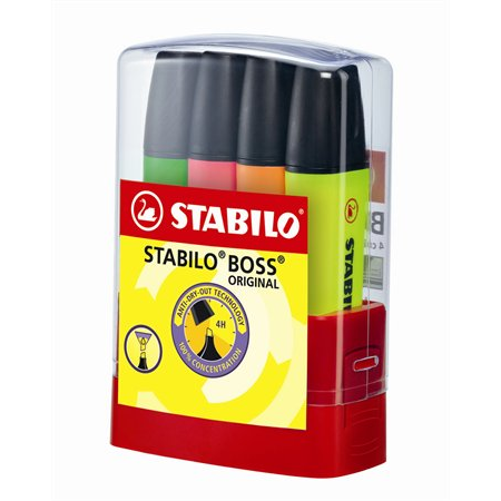 Stabilo Boss Parade 2-5mm Szövegkiemelő készlet - 4 szín (7004-4)