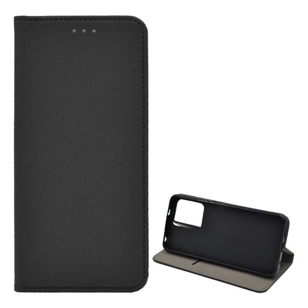 Gigapack Xiaomi Redmi Note 12 4G rombusz mintás fliptok fekete (GP-138692) (GP-138692)