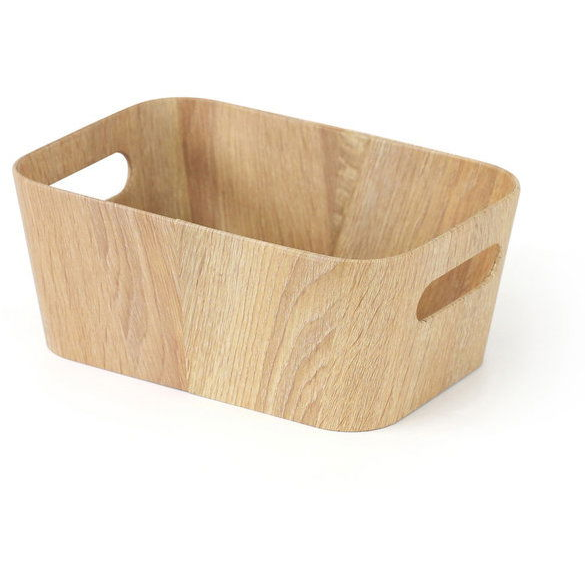 TORO kosár, 26 × 18 × 11 cm, fa szín (268835)