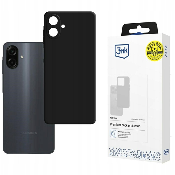 Matný pouzdro na telefon pro Galaxy A07 4G, kryt 3MK Matt Case Pro